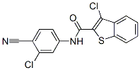 Benzo[b]thiophene-2-carboxamide, 3-chloro-n-(3-chloro-4-cyanophenyl)-(9ci) Structure,600122-22-3Structure