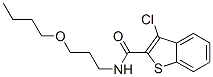 (9ci)-n-(3-丁氧基丙基)-3-氯-苯并[b]噻吩-2-羧酰胺结构式_600122-29-0结构式