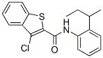 (9ci)-3-氯-n-[2-(1-甲基丙基)苯基]-苯并[b]噻吩-2-羧酰胺结构式_600122-31-4结构式