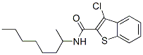 (9ci)-3-氯-n-(1-甲基庚基)-苯并[b]噻吩-2-羧酰胺结构式_600122-33-6结构式