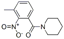 (9ci)-1-(3-甲基-2-硝基苯甲酰基)-哌啶结构式_600128-55-0结构式