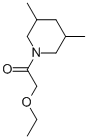 1-(乙氧基乙酰基)-3,5-二甲基-哌啶结构式_600139-93-3结构式