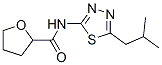 四氢-n-[5-(2-甲基丙基)-1,3,4-噻二唑-2-基]-2-呋喃羧酰胺结构式_600160-03-0结构式