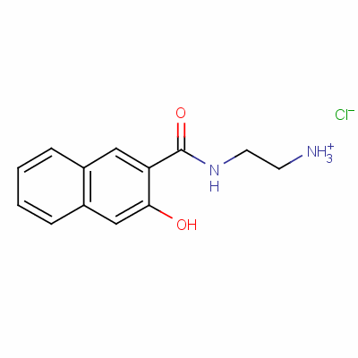 N-(2-aminoethyl)-3-hydroxynaphthalene-2-carboxamide monohydrochloride Structure,60033-15-0Structure