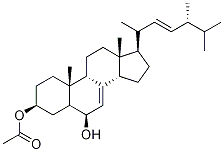 3Beta-acetoxyergosta-7,22-dien-5alpha-ol Structure,60045-90-1Structure