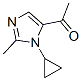 1-Cyclopropyl-2-methyl-5-acetylimidazole Structure,600699-44-3Structure