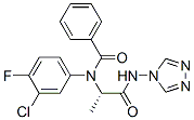 Benzamide,n-(3-chloro-4-fluorophenyl)-n-[1-methyl-2-oxo-2-(4h-1,2,4-triazol-4-ylamino)ethyl ]-,(s)-(9ci) Structure,60143-17-1Structure