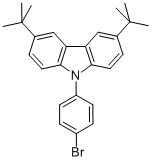 9-(4-Bromophenyl)-3,6-di-tert-butyl-9h-carbazole Structure,601454-33-5Structure