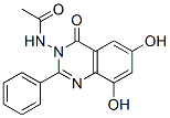 N-(6,8-二羟基-4-氧代-2-苯基-3(4H)-喹唑啉基)-乙酰胺结构式_60186-46-1结构式