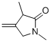 (9CI)-1,3-二甲基-4-亚甲基-2-吡咯烷酮结构式_60205-18-7结构式