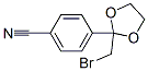 4-[2-(Bromomethyl)-1,3-dioxolan-2-yl]benzonitrile Structure,60207-22-9Structure