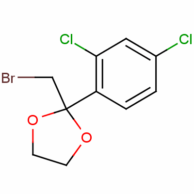 2-(Bromomethyl)-2-(2,4-dichlorophenyl)-1,3-dioxolane Structure,60207-30-9Structure