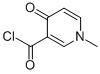 3-Pyridinecarbonyl chloride,1,4-dihydro-1-methyl-4-oxo-(9ci) Structure,60219-04-7Structure