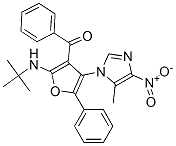 Methanone, [2-[(1,1-dimethylethyl)amino]-4-(5-methyl-4-nitro-1h-imidazol-1-yl)-5-phenyl-3-furanyl]phenyl- Structure,602279-03-8Structure