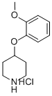 4-(2-Methoxyphenoxy)piperidine hydrochloride Structure,6024-31-3Structure