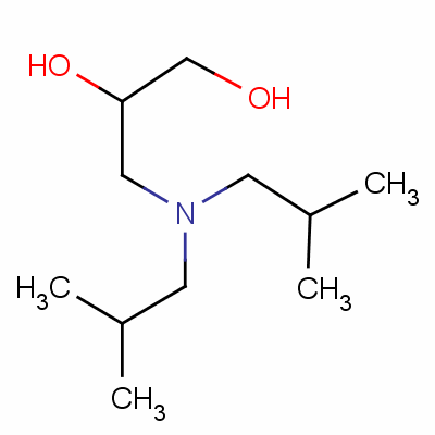 3-(Diisobutylamino)propane-1,2-diol Structure,60278-96-8Structure