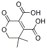 5,6-Dihydro-5,5-dimethyl-2-oxo-2h-pyran-3,4-dicarboxylic acid Structure,60299-47-0Structure