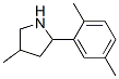 (9CI)-2-(2,5-二甲基苯基)-4-甲基-吡咯烷结构式_603068-18-4结构式