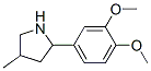 (9CI)-2-(3,4-二甲氧基苯基)-4-甲基-吡咯烷结构式_603068-43-5结构式