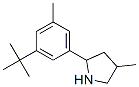 (9CI)-2-[3-(1,1-二甲基乙基)-5-甲基苯基]-4-甲基-吡咯烷结构式_603068-87-7结构式