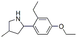 (9CI)-2-(4-乙氧基-2-乙基苯基)-4-甲基-吡咯烷结构式_603069-06-3结构式