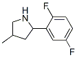 (9CI)-2-(2,5-二氟苯基)-4-甲基-吡咯烷结构式_603069-11-0结构式