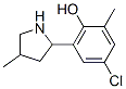 Phenol, 4-chloro-2-methyl-6-(4-methyl-2-pyrrolidinyl)-(9ci) Structure,603069-17-6Structure