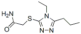 (9ci)-2-[(4-乙基-5-丙基-4H-1,2,4-噻唑-3-基)硫代]-乙酰胺结构式_603071-20-1结构式