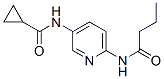 (9ci)-n-[6-[(1-氧代丁基)氨基]-3-吡啶]-环丙烷羧酰胺结构式_603083-66-5结构式