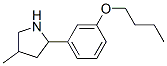 (9CI)-2-(3-丁氧基苯基)-4-甲基-吡咯烷结构式_603089-76-5结构式