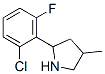 (9CI)-2-(2-氯-6-氟苯基)-4-甲基-吡咯烷结构式_603089-82-3结构式