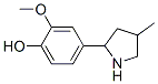 Phenol, 2-methoxy-4-(4-methyl-2-pyrrolidinyl)-(9ci) Structure,603089-84-5Structure