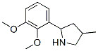 (9CI)-2-(2,3-二甲氧基苯基)-4-甲基-吡咯烷结构式_603090-09-1结构式