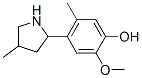 Phenol, 2-methoxy-5-methyl-4-(4-methyl-2-pyrrolidinyl)-(9ci) Structure,603090-15-9Structure