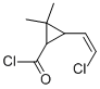 (9CI)-3-(2-氯乙烯)-2,2-二甲基环丙烷羰酰氯结构式_60310-79-4结构式