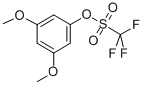 3,5-Dimethoxyphenyl trifluoromethanesulfonate Structure,60319-09-7Structure