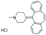 4-(5H-dibenzo[a,d][7]annulen-5-ylidene)-1-methylpiperidine Structure,6032-06-0Structure