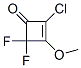 2-Cyclobuten-1-one,2-chloro-4,4-difluoro-3-methoxy- Structure,60376-34-3Structure