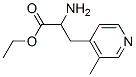 (9ci)-alpha-氨基-3-甲基-4-吡啶丙酸乙酯结构式_603945-36-4结构式