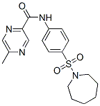 Pyrazinecarboxamide, n-[4-[(hexahydro-1h-azepin-1-yl)sulfonyl]phenyl]-5-methyl-(9ci) Structure,603945-78-4Structure