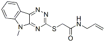 (9ci)-2-[(5-甲基-5H-1,2,4-噻嗪并[5,6-b]吲哚-3-基)硫代]-n-2-丙烯基-乙酰胺结构式_603946-06-1结构式