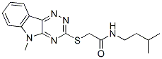 Acetamide, n-(3-methylbutyl)-2-[(5-methyl-5h-1,2,4-triazino[5,6-b]indol-3-yl)thio]-(9ci) Structure,603946-16-3Structure