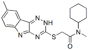 Acetamide, n-cyclohexyl-n-methyl-2-[(8-methyl-2h-1,2,4-triazino[5,6-b]indol-3-yl)thio]-(9ci) Structure,603946-21-0Structure