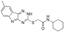 (9ci)-n-环己基-2-[(8-甲基-2H-1,2,4-噻嗪并[5,6-b]吲哚-3-基)硫代]-乙酰胺结构式_603946-22-1结构式