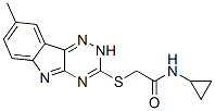 (9ci)-n-环丙基-2-[(8-甲基-2H-1,2,4-噻嗪并[5,6-b]吲哚-3-基)硫代]-乙酰胺结构式_603946-26-5结构式