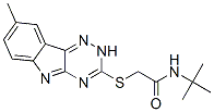 Acetamide, n-(1,1-dimethylethyl)-2-[(8-methyl-2h-1,2,4-triazino[5,6-b]indol-3-yl)thio]-(9ci) Structure,603946-34-5Structure