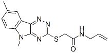 (9ci)-2-[(5,8-二甲基-5H-1,2,4-噻嗪并[5,6-b]吲哚-3-基)硫代]-n-2-丙烯基-乙酰胺结构式_603946-41-4结构式