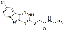 (9ci)-2-[(8-氯-2H-1,2,4-噻嗪并[5,6-b]吲哚-3-基)硫代]-n-2-丙烯基-乙酰胺结构式_603946-87-8结构式