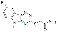 Acetamide, 2-[(8-bromo-5-methyl-5h-1,2,4-triazino[5,6-b]indol-3-yl)thio]-(9ci) Structure,603947-00-8Structure