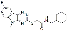 (9ci)-n-(环己基甲基)-2-[(8-氟-5-甲基-5H-1,2,4-噻嗪并[5,6-b]吲哚-3-基)硫代]-乙酰胺结构式_603948-19-2结构式